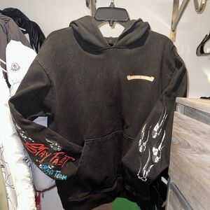 Black Graphic Hoodie